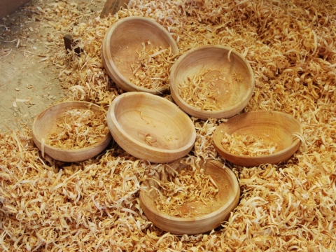 全自動數控木工車床加工木碗