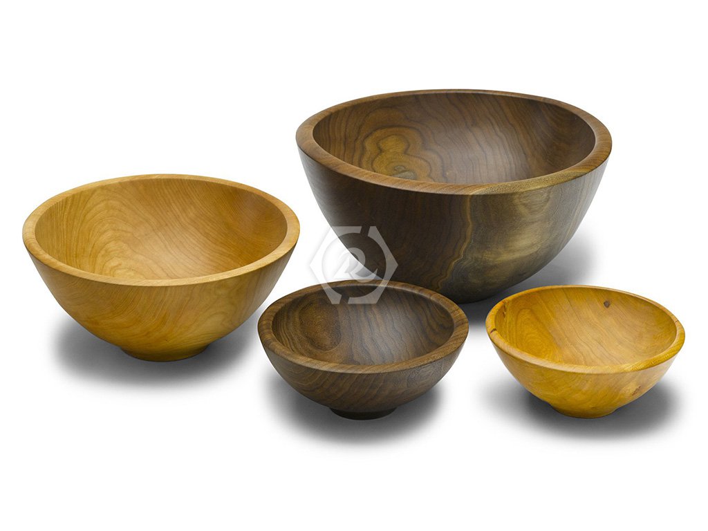 全自動數控木工車床加工木碗樣品