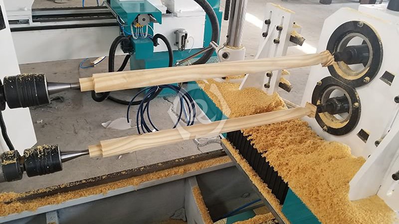 雙軸車拉銑雕一體機加工圖